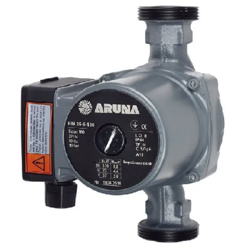 Циркуляционный насос ARUNA RM 25-6-130, шнур питания (уп.8)