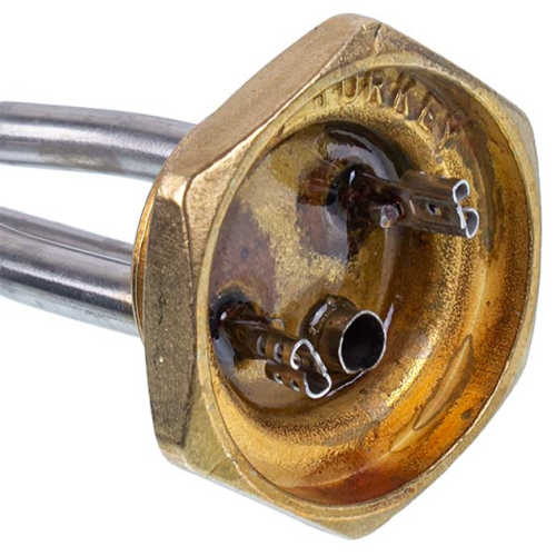 Тэн для чугунной батареи 2000 W (нержавейка) с резьбой 1 1/4" Левая резьба BALCIK Турция