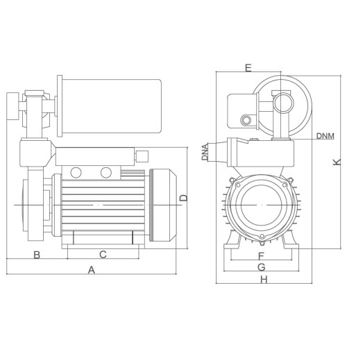 Станція насосна EuroAqua WZ250/2L 0.37 кВт чавун