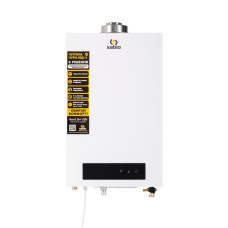 Газовая колонка турбо Sabio 12л (JSР24-12FT05 White)(комплект переход)