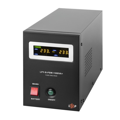 ДБЖ LogicPower LPY-B-PSW-1500VA+ (1050Вт) 10А/15А з правильною синусоїдою 24V