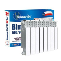 Секция радиатора биметаллического 500/100 AQUAVITA D12 30 бар