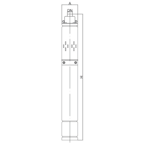 Глибинний насос для свердловини 3QGD0.8-30-0.28 кВт EuroAqua