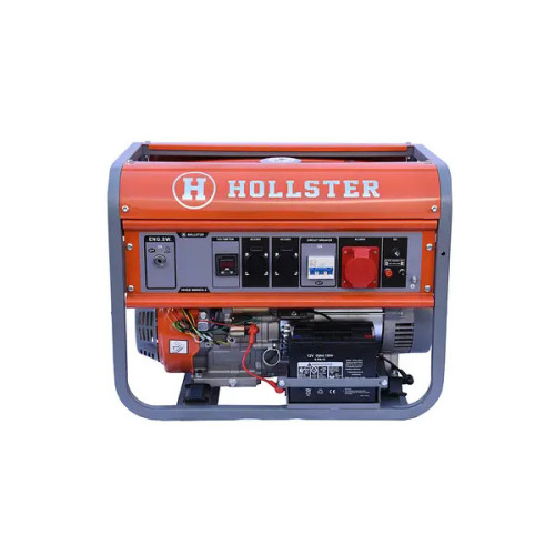 Генератор Hollster 3х фазный, LPG карбюратор, 8,0 - 8,5 KW (электростартер) газолин (HHGE9000ЕG-3)