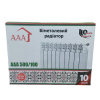 Радіатор біметалевий секційний ААА Uno 1,2кг GREEN 500/100 (секція)