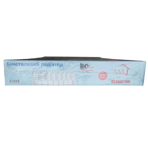 Радиатор биметаллический секционный AAA Extreme 1,6кг BLUE500/100(секция)