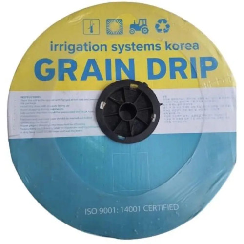Крапельна стрічка Grain Drip Емітерна 8 mil 300мм 1000 м 1,6 л/год