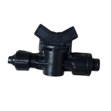 rudes SL 004А Кран стартовый с поджимом для капельной ленты DT, Dn17(черный)