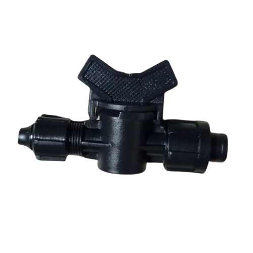 rudes SL 004А Кран стартовый с поджимом для капельной ленты DT, Dn17(черный)