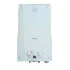 Газовый проточный водонагреватель Aquaforce GPN10-2 (белое стекло)