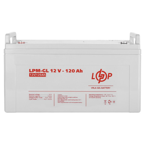 Акумулятор Гелієвий LPM-GL 12V-120Ah (3870)