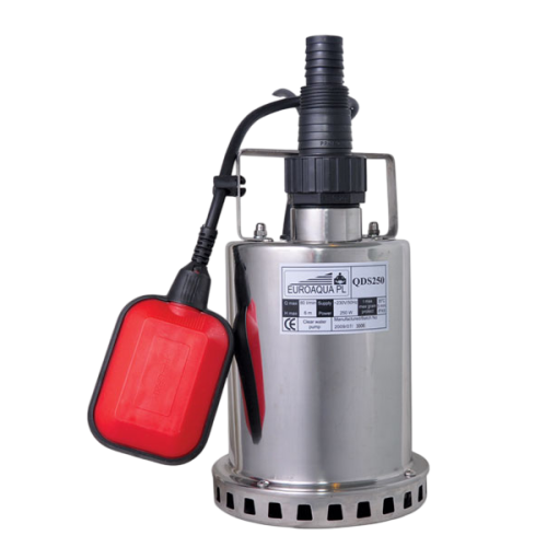 Дренажний насос EuroAqua QDS500 нержавіючий корпус