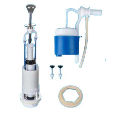 Набор арматуры со штоковым клапом выпуска и боковым клапаном впуска 66.54