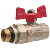 Кран кульовий зі згоном Brass 20 3/4
