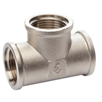 Фитинг резьбовой BRASS Тройник 1/2 ВВВ