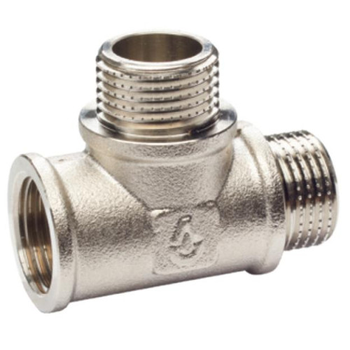 Фитинг резьбовой BRASS Тройник 1/2 ВНН