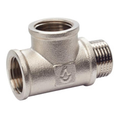 Фітинг різьбовий BRASS Трійник 1/2 ВВЗ