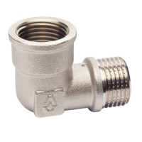 Фітинг різьбовий BRASS Кутник 1/2 ЗВ