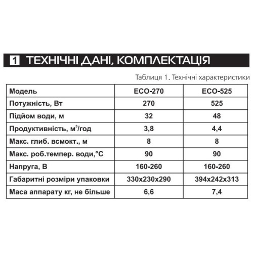 Енергозберігаюча насосна станція Lider ECO-270 Енергозберігаюча насосна станція Lider ECO-270