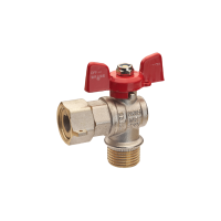 Кран кульовий зі згоном з накидною гайкою Brass 1/2 ЗВ