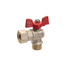 Кран шаровый с сгоном с накидной гайкой Brass 1/2 ЗВ