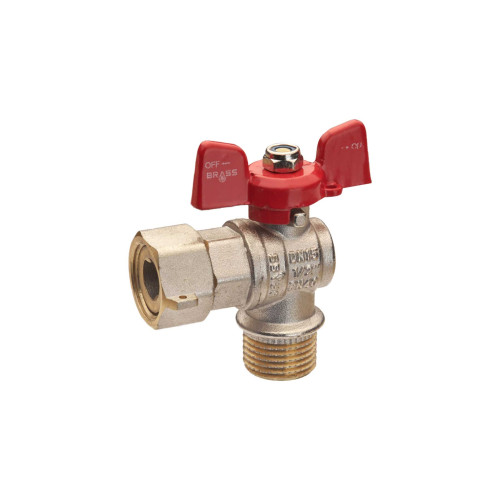 Кран шаровой с сгоном с накидной гайкой Brass 3/4