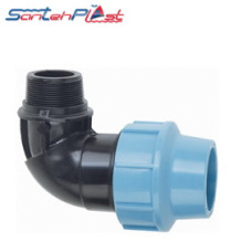 Коліно для ПНД труби НР 50х1¼ (Santehplast)