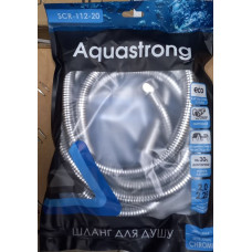 Шланг для душа AQUASTRONG хром нержавеющая сталь вращающийся 2,0-2,25 м (SCR-112-20)