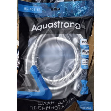 Шланг для гигиенической лейки AQUASTRONG хром нержавеющая сталь 1,5 м (HS-401-15)