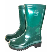 Універсальні чоботи (Rain Boots) розмір 39 зелені високі